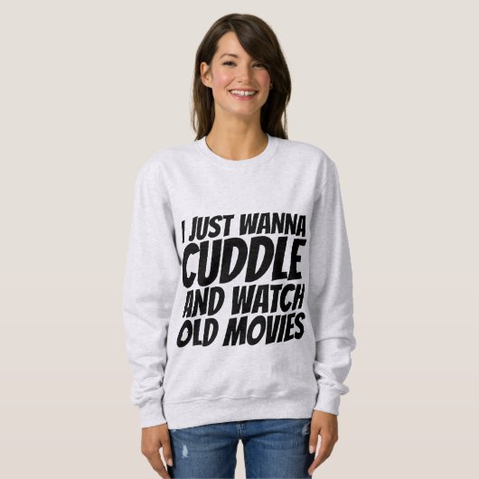 T-shirts vintages, JE VEUX JUSTE CUDDLE (Devant entier)