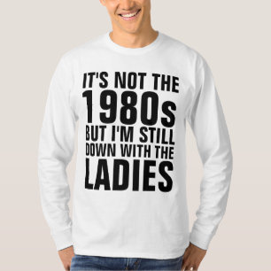 T-shirts vintages pour hommes, années 1980 AVEC LE