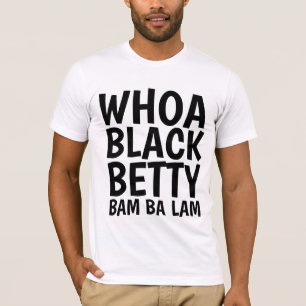 T-shirts VINTAGES WHOA BLACK BETTY