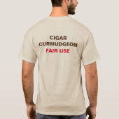 T - shirts voor de Cigar Aficionado's (Achterkant)