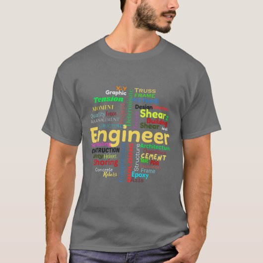 T-shirts voor Engineer 004 (Voorkant)