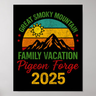 T-shirts voor gezamenlijke vakantie 2025 poster