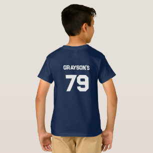 T-shirts voor kinderen met gepersonaliseerde sport