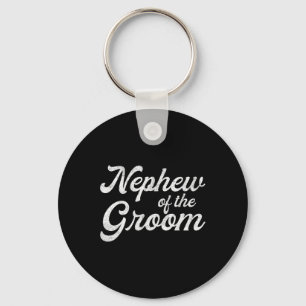 T-shirts voor kinderen neef van de bruidegom sleutelhanger