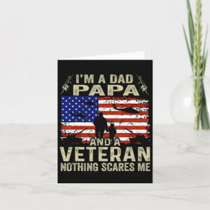 T-shirts voor veteranen voor mannen Vaderdag Ik be Kaart