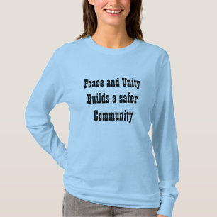 T-shirts voor vrede en eenheid