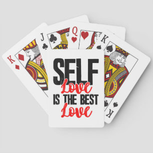 T-shirts voor vrouwenemancipatie - Eigenliefde is Pokerkaarten