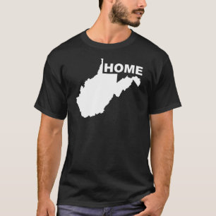 T-shirts West Virginia Maison Loin de l'État