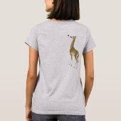 T-shirts Whimsical Giraffe Butterfly (Dos)