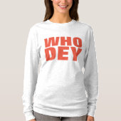 T-shirts WHO DEY (Devant)