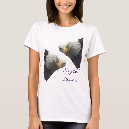 T-shirts Wild Bald Eagle EAGLE LOVER (Devant)