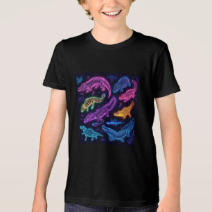 T-shirts Wild Neon Gator - Bold, Funky et Fierce