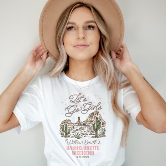 T-shirts Wild West Bachelorette Allons-y les fille