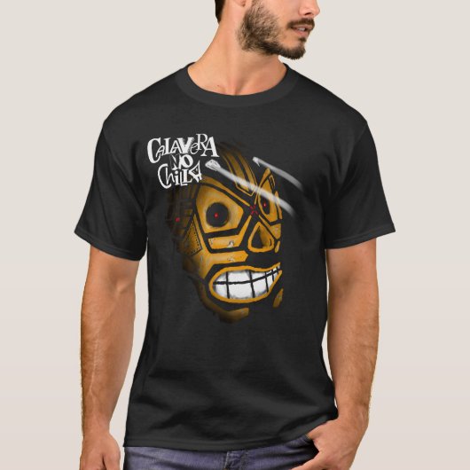 T-shirts with skull drawings for Halloween (Devant)