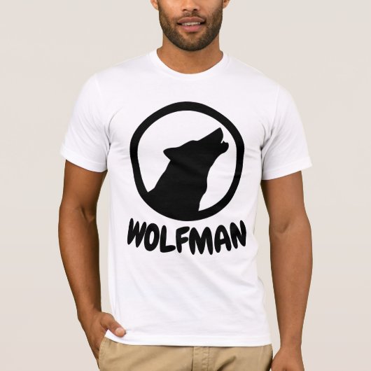 T-shirts WOLFMAN Funny Hommes (Devant)