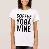 T-shirts YOGA WINE CAFÉ (Devant)