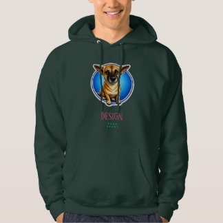 T-shirtSterke trouwe waakhond Portret Grafische Ho Hoodie