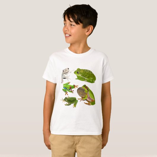 T staat voor Tree Frog T-shirt (Voorkant volledig)
