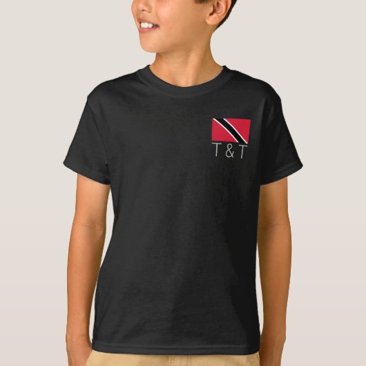 T & T - Trinidad en Tobago T-Shirt (Voorkant)