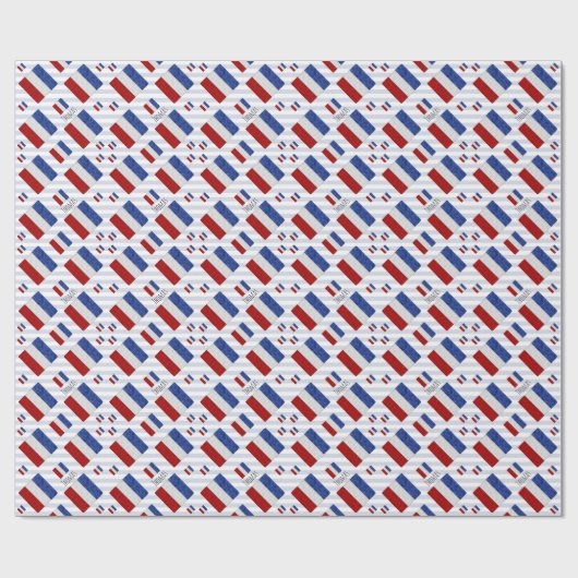 T Tango Nautical Signal Flag | Maritieme Code Cadeaupapier (Vlak)