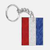 T Tango Waterverf Nautisch signaal Sleutelhanger (Voorkant Links)