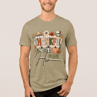 T Thanksgiving zijn & haar dankbare shirts