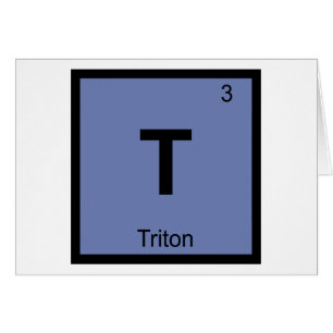 T - Triton Chimie Grecque Symbole du Tableau Pério