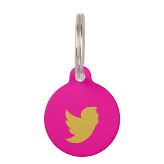 T VOGEL PET TAG HUISDIERPENNING