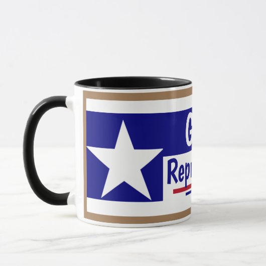 T voor Trump Get Representation Coffee Mok (Links)