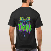 T.W.i.i.N Thrash Metal Neon Logo T-shirt (Dos)