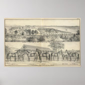 T Winters boerderij Poster (Voorkant)