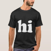 T zegt hoi t-shirt (Voorkant)