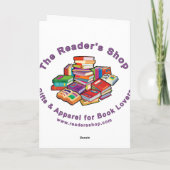 Ta & Boeken w Quote Wenskaart Kaart (Achterkant)