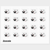 TA-DA! VIERKANTE STICKER (Vel)