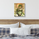 Ta Dragon 8x10 Canvas afdrukken (Insitu (Slaapkamer))