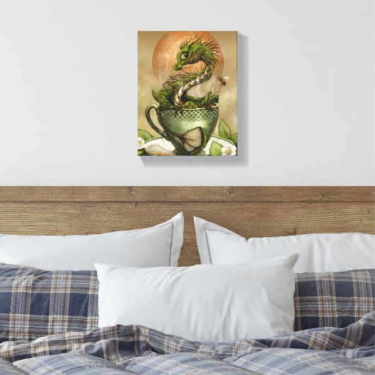 Ta Dragon 8x10 Canvas afdrukken (Insitu (Slaapkamer))