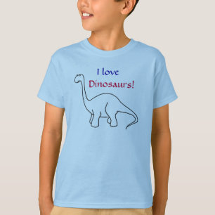 TA- Ik hou van Dinosauriërs! Shirt