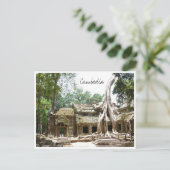 ta prohm cambodia briefkaart (Staand voorkant)