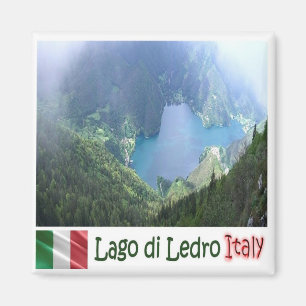 TAA038 LEDRO Meer, Trentino Alto Adige, Koelkast Magneet