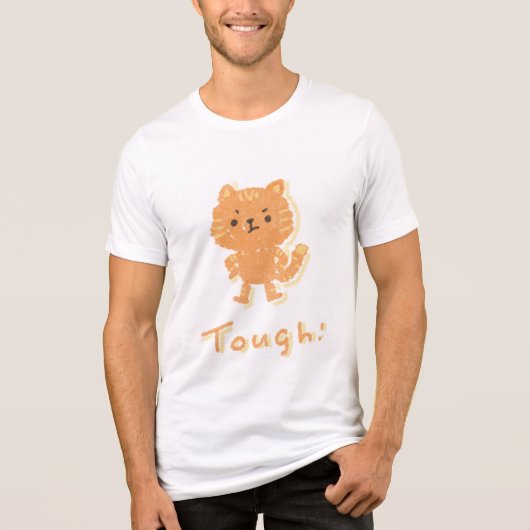 Taai kat Tri-Blend shirt (Voorkant)