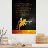 Taak 39:19-25 Bijbelversie Poster (Keuken)