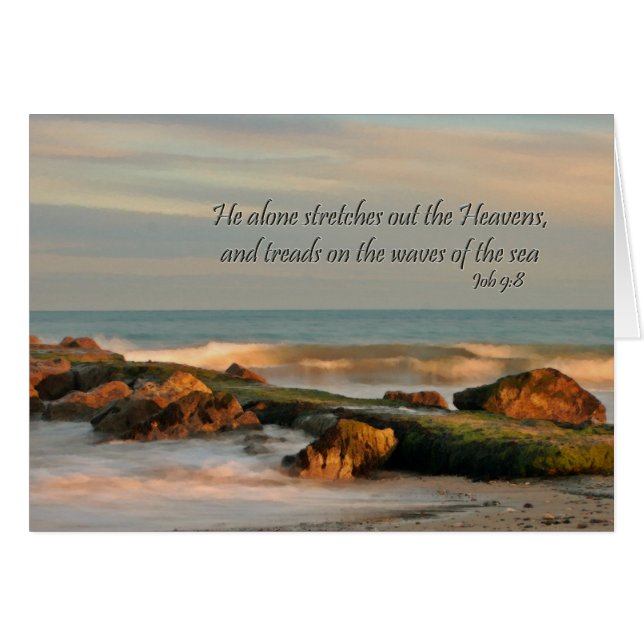 Taak 9:8 Saap met rotsen en golven (Voorkant Horizontaal)