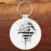 Taak Bretagne Breizh Sleutelhanger (Voorkant)