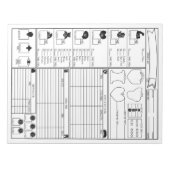 Taakbladen voor bedrijven notitieblok (Voorkant)