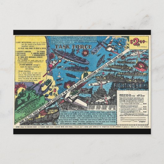 Taakgroep! Helen of Speelgoed Comic Book AD Briefkaart (Voorkant)