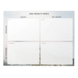 Taakprioriteit en planner Matrix (berg) Notitieblok