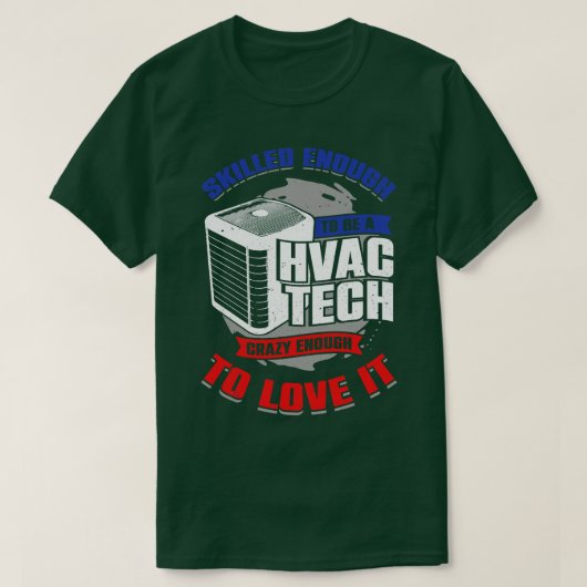 Taaktechnicus Hvac Tech Instructor T-shirt (Design voorkant)