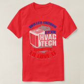 Taaktechnicus HVAC Tech Instructor T-shirt (Design voorkant)
