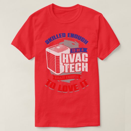 Taaktechnicus HVAC Tech Instructor T-shirt (Design voorkant)