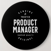 Taaktitel productbeheer ronde button 6,0 cm (Voorkant)